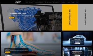 Scopri di più sull'articolo Nuovo sito web per DEP MeshWorks: una piattaforma CAE unificata per l’ingegneria del futuro